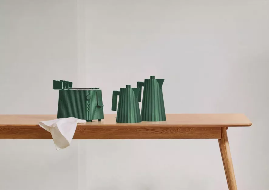 Alessi Plissé Broodrooster Wit 7 Alessi Plissé Broodrooster Wit - Afbeelding 7