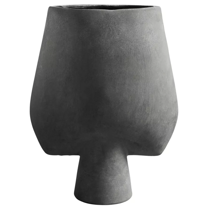 101 Copenhagen Sphere Square Big Vaas Dark Grey 1 101 Copenhagen Sphere Square Big Vaas Dark Grey