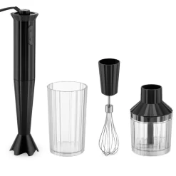 Alessi Plissé Handmixer Zwart