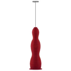 Alessi Pulcina Melkopschuimer Rood