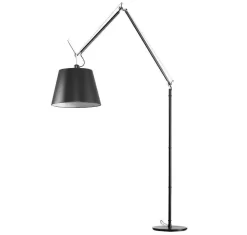 Artemide Tolomeo Mega Terra Booglamp LED 3000K Toetsdimmer Zwart 36
