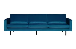 BePureHome Rodeo Velvet Bank 3-zits Blauw