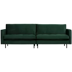 BePureHome Rodeo Velvet Classic Bank 3 Zits Green Forest