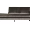 BePureHome Rodeo Velvet Daybed Bank Rechts Taupe