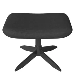 Bolia Saga Voetenbank Zwart Onderstel Antraciet