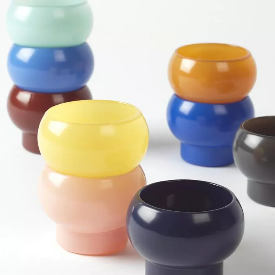 Broste Copenhagen Agathe Theelicht Set Van 3 Yellow Blush 6 Broste Copenhagen Agathe Theelicht Set Van 3 Yellow Blush - Afbeelding 6