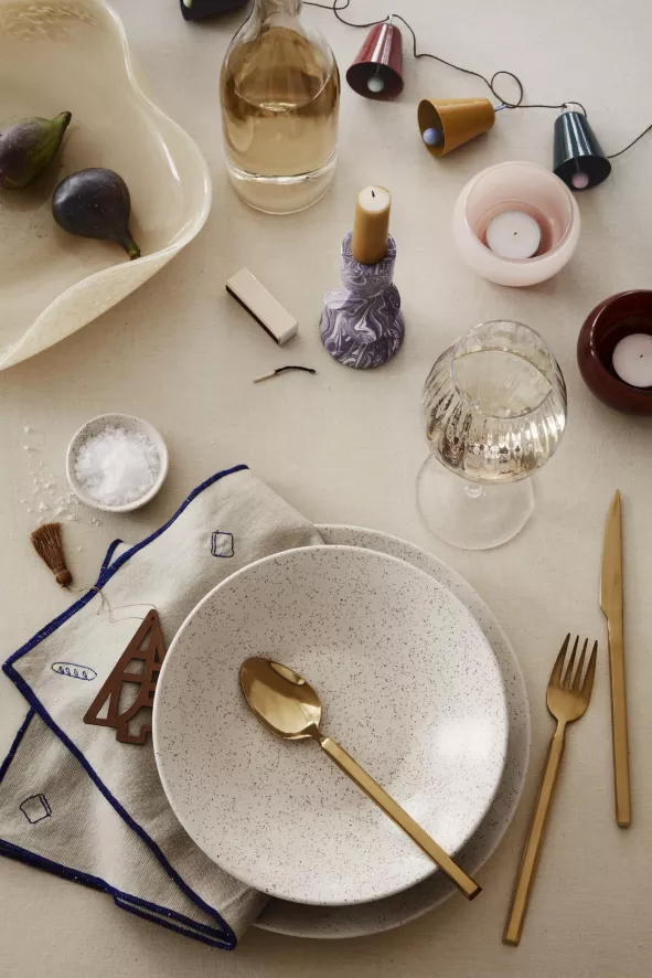 Broste Copenhagen Agathe Theelicht Set Van 3 Yellow Blush 3 Broste Copenhagen Agathe Theelicht Set Van 3 Yellow Blush - Afbeelding 3