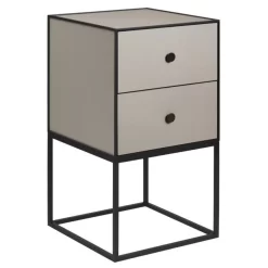 Audo Copenhagen Frame 35 Nachtkastje Met 2 Laden Zand