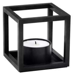 Audo Copenhagen Kubus T Theelichthouder Zwart