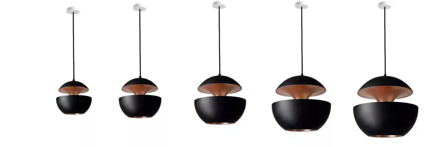 DCW éditions Here Comes The Sun Hanglamp Ø35 Zwart Met Koper 4 DCW éditions Here Comes The Sun Hanglamp Ø35 Zwart Met Koper - Afbeelding 4