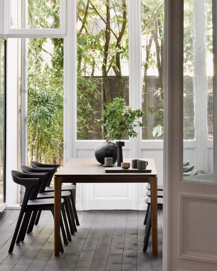 Ethnicraft Bok Eettafel 140x80 Bruin Eiken 2 Ethnicraft Bok Eettafel 140x80 Bruin Eiken - Afbeelding 2