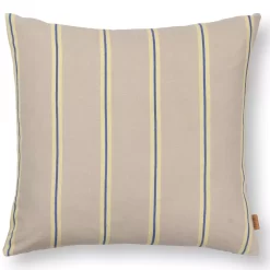 Ferm Living Grand Kussen 50x50 Oyster/Lemon/Bright Blue﻿