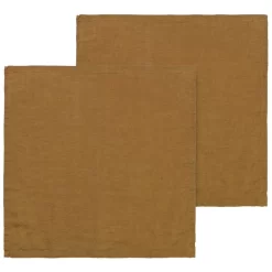 Ferm Living Linen Servet Set Van 2 Cinnamon