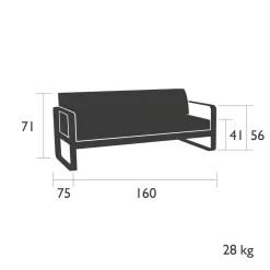 Fermob Bellevie 2-zits Loungebank Kussen Antraciet Lapilli Grey 17 Fermob Bellevie 2-zits Loungebank Kussen Antraciet Lapilli Grey -Exporteren Accessoires & Meubels Winkel x886x886 fermob bellevie 2 zits tuinbank kussen wit1.jpg.pagespeed.ic .Iyi6At58aF 2