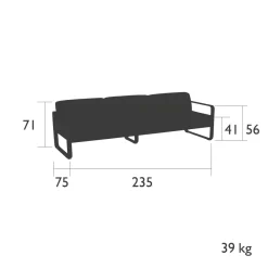 Fermob Bellevie 3-zit Loungebank Kussen Flannelgrijs Nutmeg -Exporteren Accessoires & Meubels Winkel x886x886 fermob bellevie 3 zits tuinbank kussen wit1.jpg.pagespeed.ic .eAf15onXOt 1