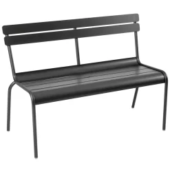 Fermob Luxembourg Tuinbank Met Rugleuning Liquorice