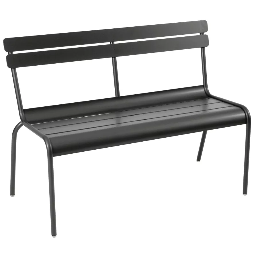 Fermob Luxembourg Tuinbank Met Rugleuning Liquorice 1 Fermob Luxembourg Tuinbank Met Rugleuning Liquorice