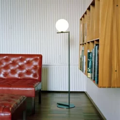 Flos IC Lights F2 Vloerlamp Mat Zwart