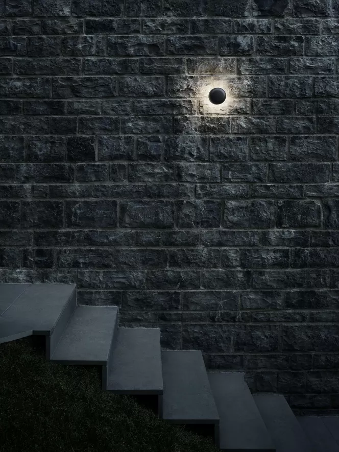 Flos Bellhop Wandlamp Buiten LED Donkerbruin 2 Flos Bellhop Wandlamp Buiten LED Donkerbruin - Afbeelding 2