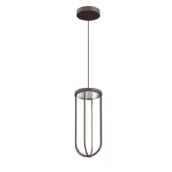 Flos In Vitro Hanglamp LED Ø18 Outdoor Donkerbruin