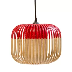 Forestier Bamboo Light Hanglamp Extra Small Ø27 Rood