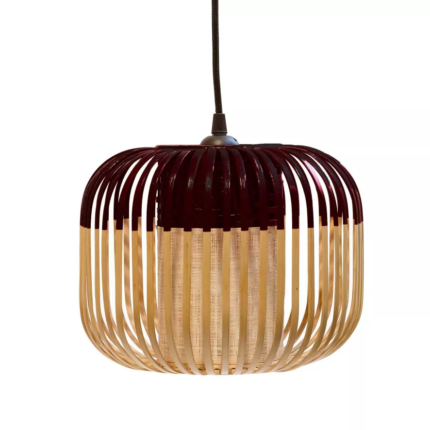 Forestier Bamboo Light Hanglamp Extra Small Ø27 Rood 4 Forestier Bamboo Light Hanglamp Extra Small Ø27 Rood - Afbeelding 4