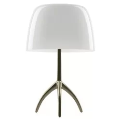 Foscarini Lumiere Piccola Tafellamp Dimbaar Champagne, Wit