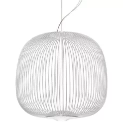 Foscarini Spokes 2 Midi Hanglamp Ø45 LED Dimbaar Wit