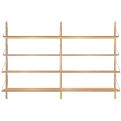 Frama Shelf Library H1148 Double Wandkast Natural Oiled