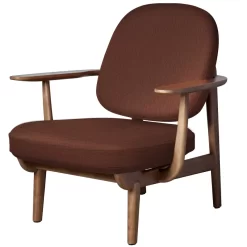 Fritz Hansen Fred JH97 Fauteuil Walnoten Onderstel Christianshavn 1133