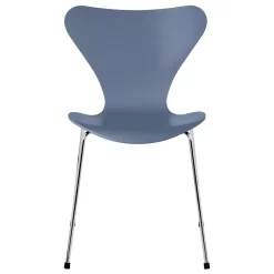 Fritz Hansen Vlinderstoel Stoel Chroom, Lacquered Dusk Blue