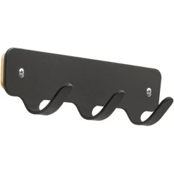 Functionals Hooks 3 Kapstok Zwart