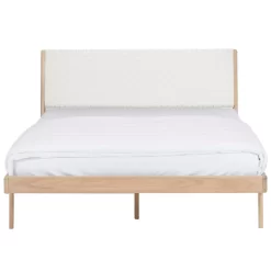 Gazzda Fawn Bed 140x200 Whitewash Cotton Webbing White