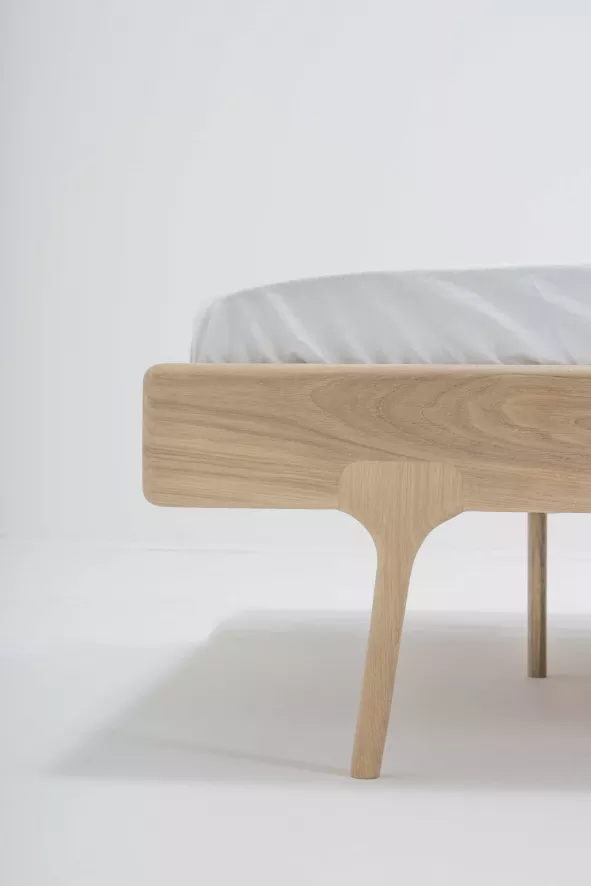 Gazzda Fawn Bed 140x200 Whitewash Cotton Webbing Black 8 Gazzda Fawn Bed 140x200 Whitewash Cotton Webbing Black - Afbeelding 8