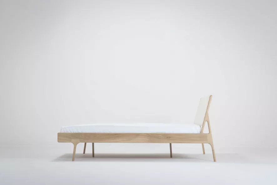 Gazzda Fawn Bed 140x200 Whitewash Cotton Webbing White 9 Gazzda Fawn Bed 140x200 Whitewash Cotton Webbing White - Afbeelding 9