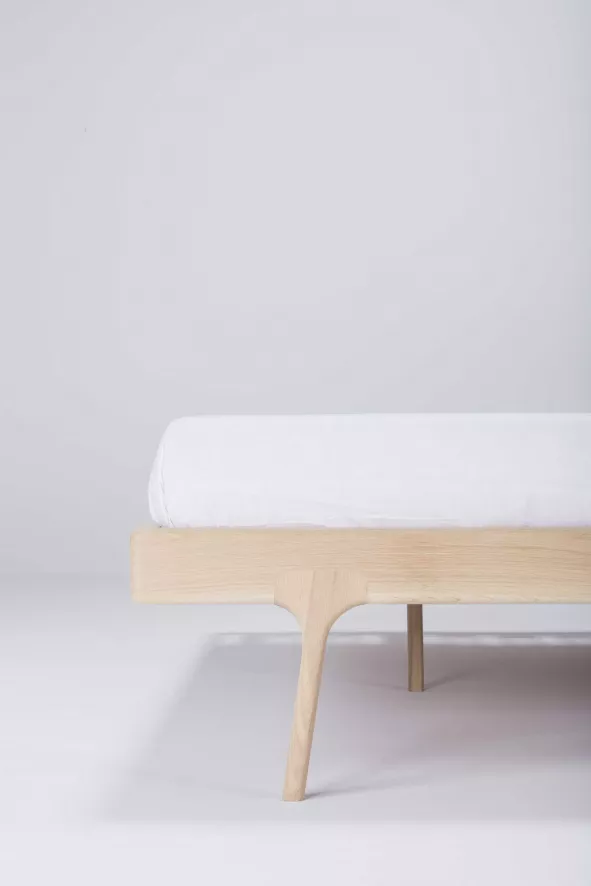 Gazzda Fawn Bed 140x200 Whitewash Cotton Webbing White 14 Gazzda Fawn Bed 140x200 Whitewash Cotton Webbing White - Afbeelding 14