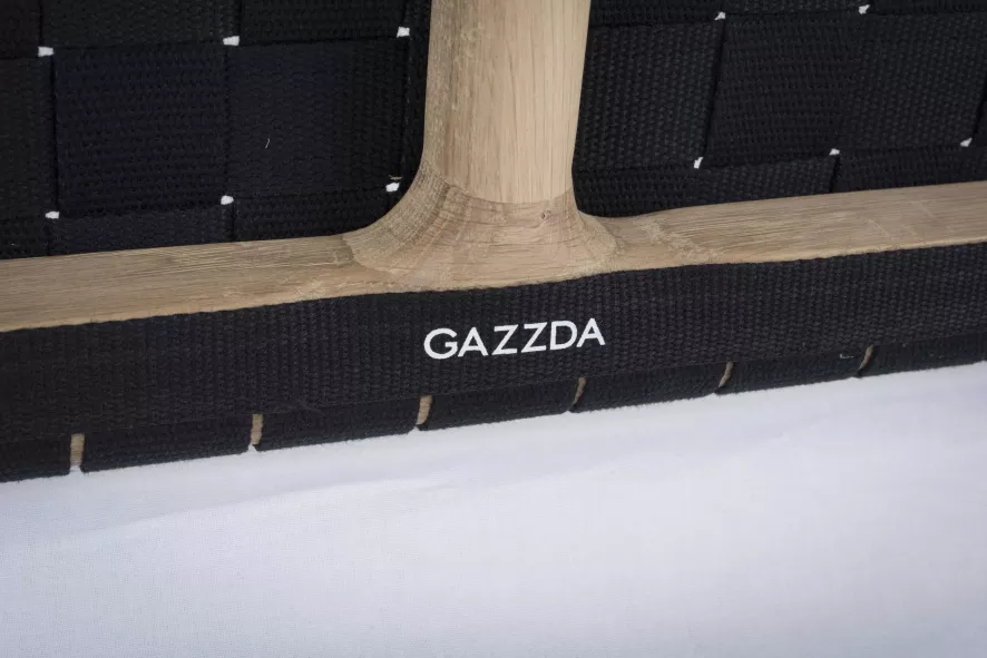Gazzda Fawn Bed 140x200 Whitewash Cotton Webbing Black 20 Gazzda Fawn Bed 140x200 Whitewash Cotton Webbing Black - Afbeelding 20