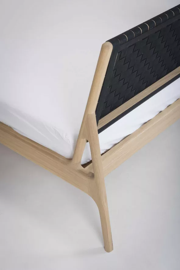 Gazzda Fawn Bed 140x200 Whitewash Cotton Webbing Black 17 Gazzda Fawn Bed 140x200 Whitewash Cotton Webbing Black - Afbeelding 17