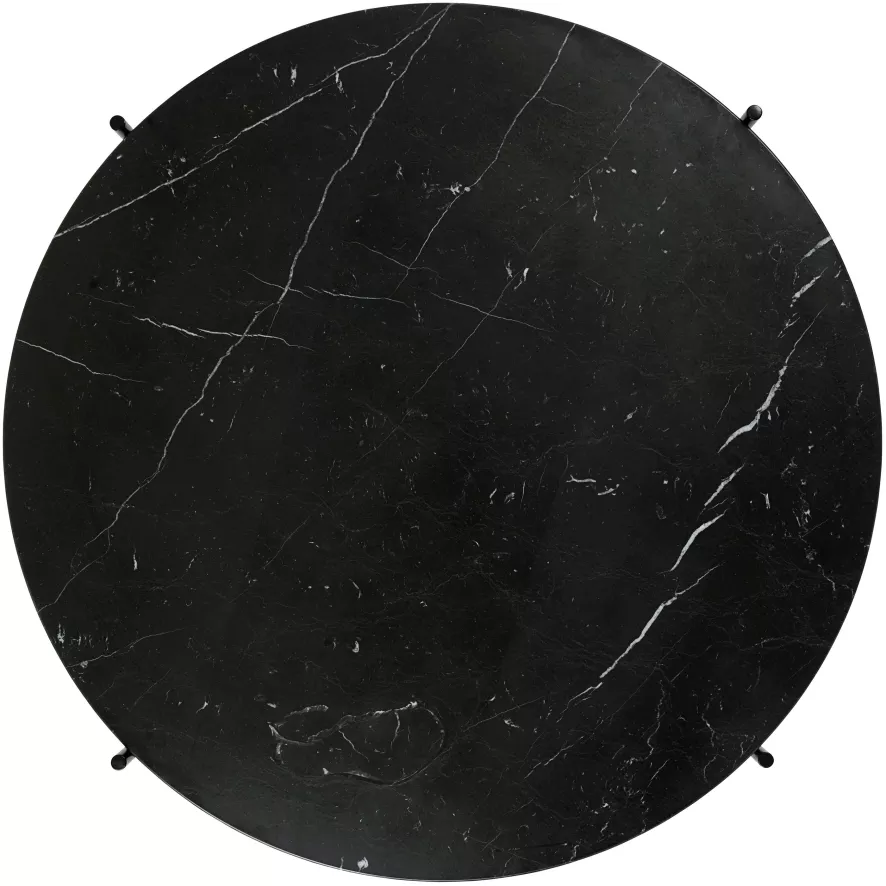Gubi TS Salontafel 80 Zwart/wit Marmer 6 Gubi TS Salontafel 80 Zwart/wit Marmer - Afbeelding 6