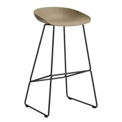 Hay AAS38 Barkruk 75cm Zwart Onderstel Clay