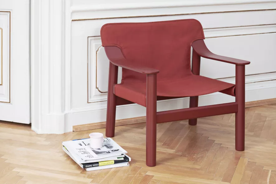 Hay Bernard Fauteuil Donkergroen, Berken Onderstel 2 Hay Bernard Fauteuil Donkergroen, Berken Onderstel - Afbeelding 2