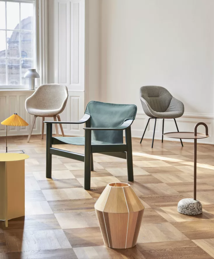 Hay Bernard Fauteuil Donkergroen, Berken Onderstel 17 Hay Bernard Fauteuil Donkergroen, Berken Onderstel - Afbeelding 17