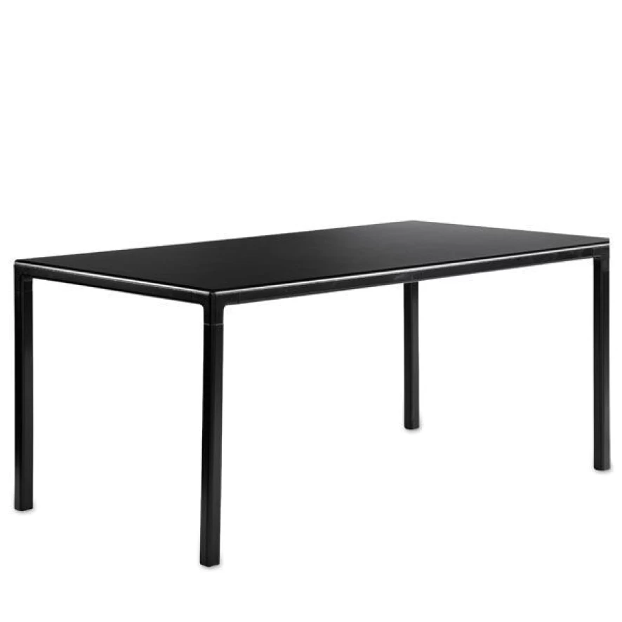 Hay Table T12 Tafel Rechte Hoeken - Frame: Wit - Top: Wit Laminaat - 200x95x74 1 Hay Table T12 Tafel Rechte Hoeken - Frame: Wit - Top: Wit Laminaat - 200x95x74