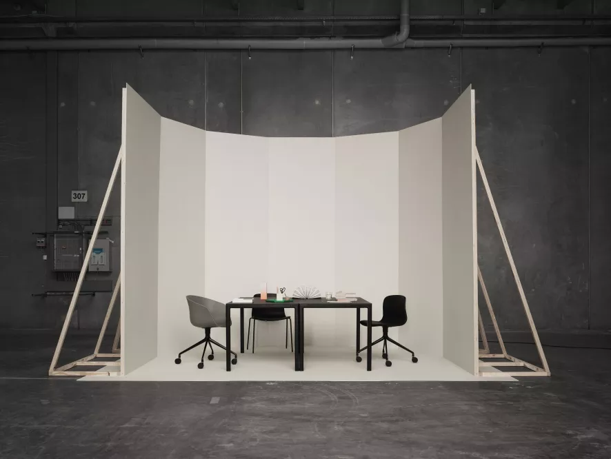 Hay Table T12 Tafel Rechte Hoeken - Frame: Wit - Top: Wit Laminaat - 200x95x74 4 Hay Table T12 Tafel Rechte Hoeken - Frame: Wit - Top: Wit Laminaat - 200x95x74 - Afbeelding 4