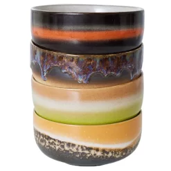 HKliving 70's Ceramic Dessert Schaal Set Van 4 Humus -Exporteren Accessoires & Meubels Winkel x886x886 hkliving 70 s ceramic dessert schaal set van 410.jpg.pagespeed.ic .D8FO UuUO2