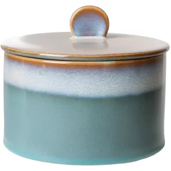 HKliving 70's Ceramic Koektrommel Voorraadpot Cookie Jar Dusk