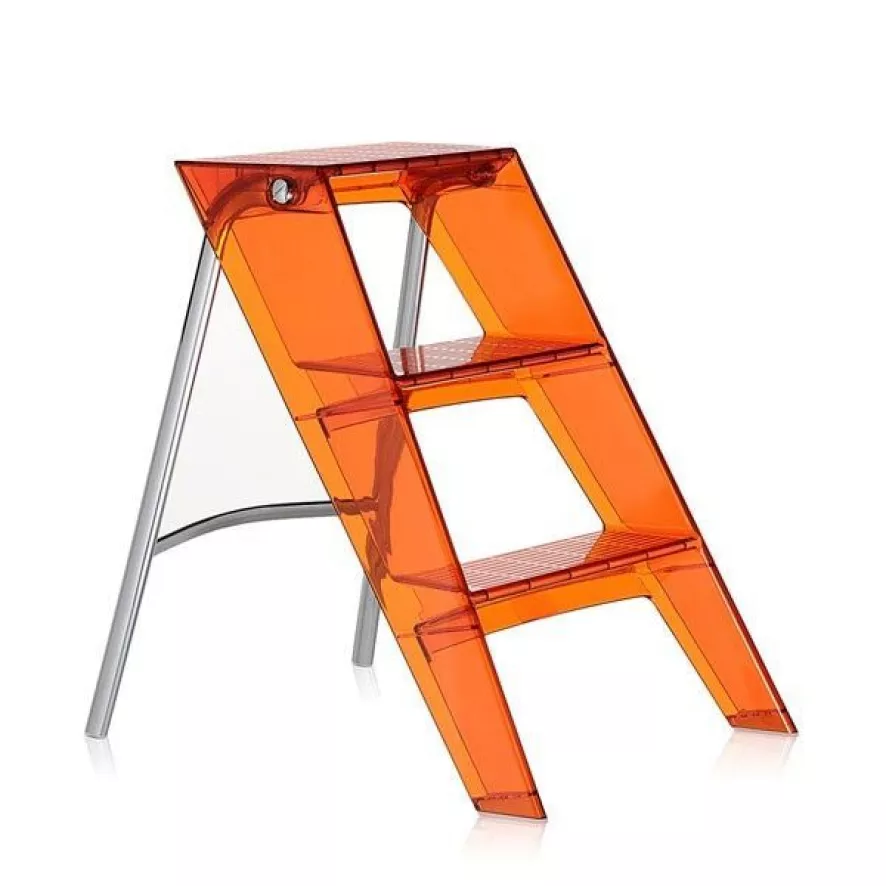 Kartell Upper Keukentrap Rood Oranje 1 Kartell Upper Keukentrap Rood Oranje