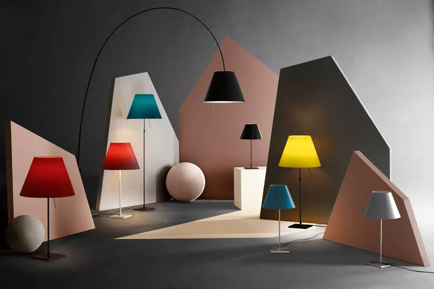 Luceplan Costanzina Tafellamp Zwart/Petroleum Blue 4 Luceplan Costanzina Tafellamp Zwart/Petroleum Blue - Afbeelding 4