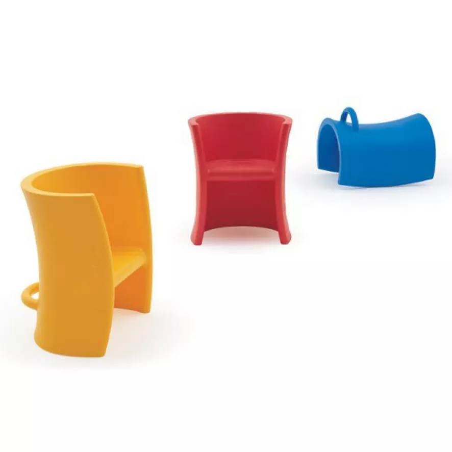 Magis Trioli Kinderstoel Rood 2 Magis Trioli Kinderstoel Rood - Afbeelding 2
