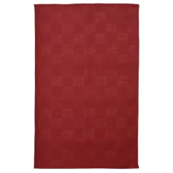 Audo Copenhagen Papilio Theedoek Set Van 2 Burnt Sienna/wit